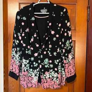 Anthropologie Floral Blazer